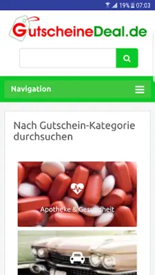 Gutscheine & Deals App android App screenshot 1